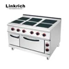 High Temperature Commercial RestaurantCatering Electric 6 Square Hot Plate Cooker & Oven for sale
