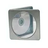 square clear lid CD tin box