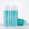 Wholesale 30ml 1oz Light Blue Tester toner E-liquid Lotion bottle with insert white screw cap