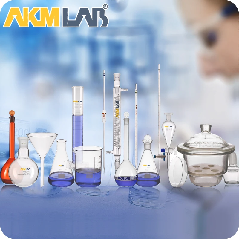 AKMLABทางการแพทย์ห้องปฏิบัติการเครื่องแก้วPyrexแก้ว