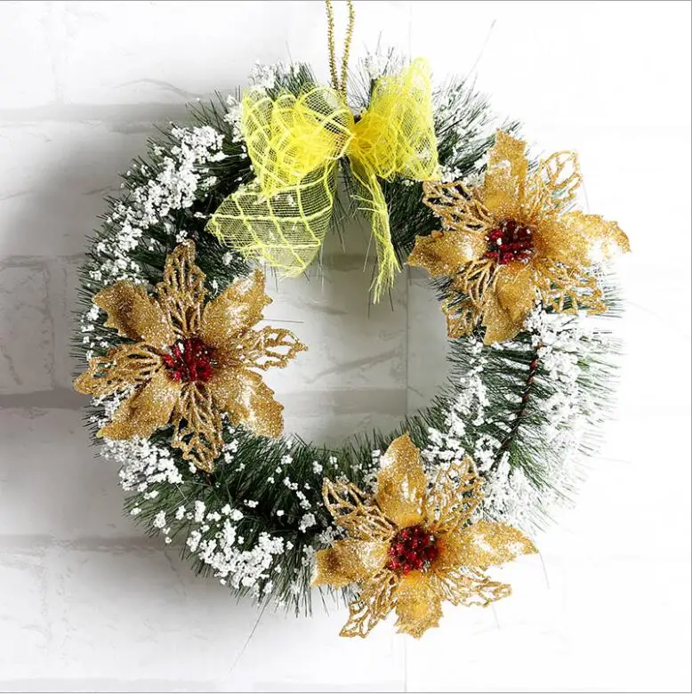 Interesting products floristic door decoration garland for Christmas