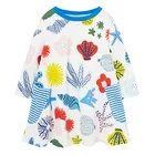 YAYA BABY 2017 flower cotton girl frock kurti designs india