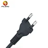 EU 2 prong ac power cord cable with plug for ac adapter