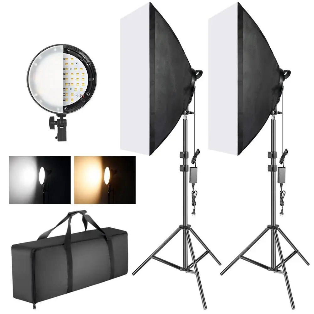 Professional Studio Photography Lighting Led Softbox Kit Led Lamp Holder Light Stand
Professional Studio Photography Lighting Led Softbox Kit Led Lamp Holder Light Stand