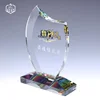 Luxury Customize Transparent Crystal Shield Trophy For Opening Ceremony Gifts