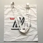 New fashion washable cotton grocery canvas tote bag with long handles
