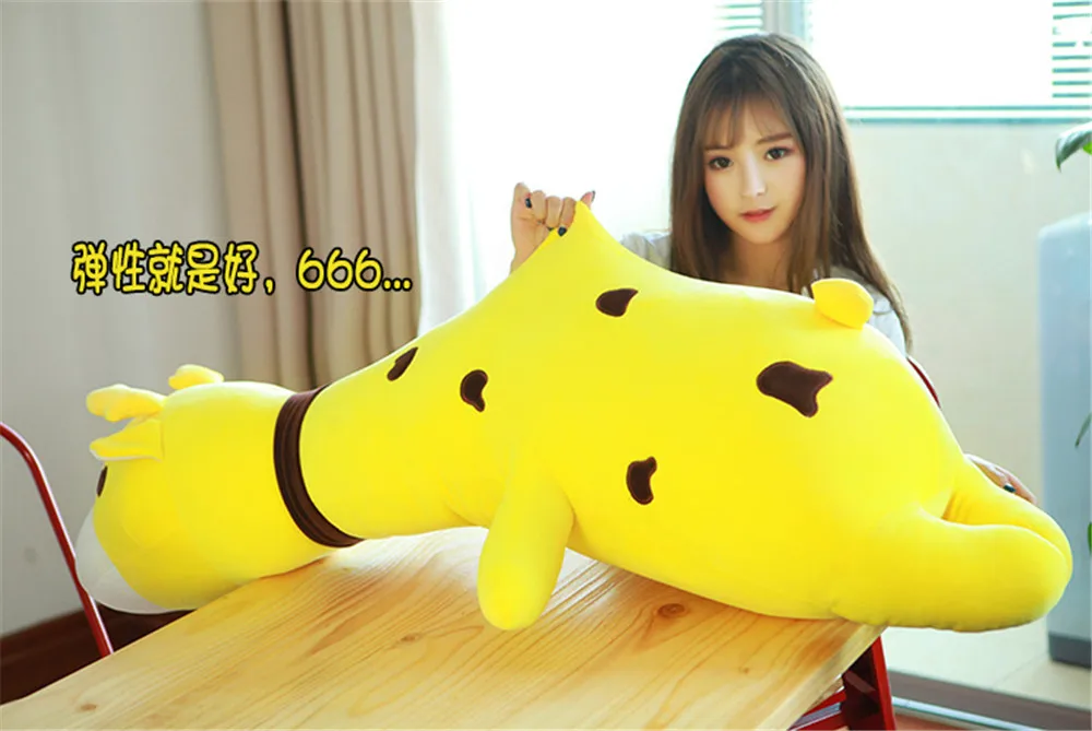 Fancytrader Big Huge Lovely Giraffe Pillow Toys Cuddly Giant Yellow Blue Pink Giraffe Animals Doll 4 Sizes 8