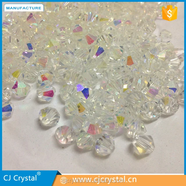aaa top quality crystal clear ab color 3mm 4mm glass crystal bic