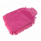 Lint free Terry Cloth Chenille Double side Microfiber Car Wash Mitt