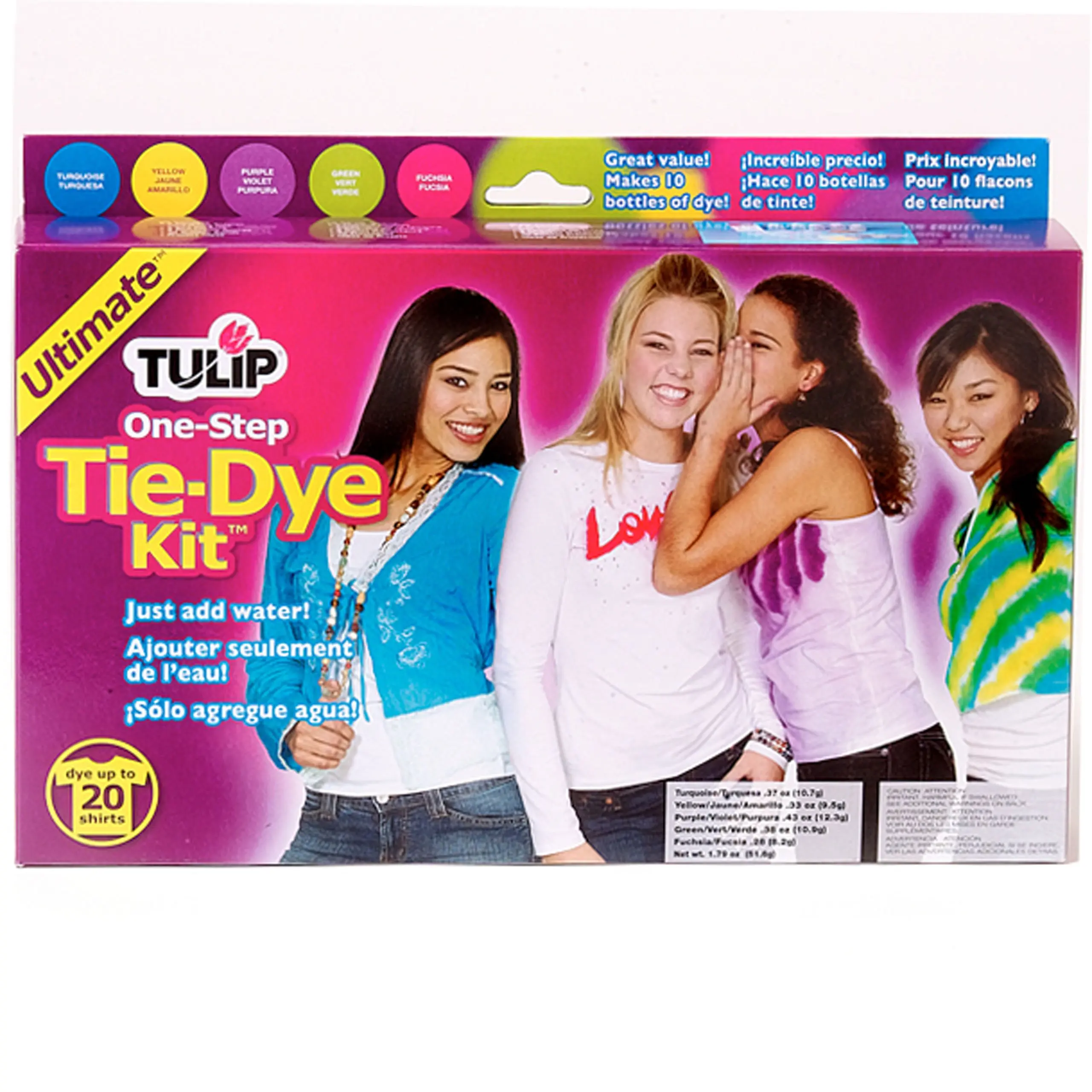 tulip one-step large tie dye kit-ultimate