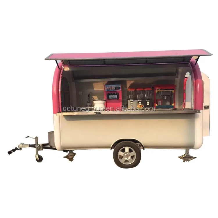 electric food cart stall shop/self food ordering mobile food