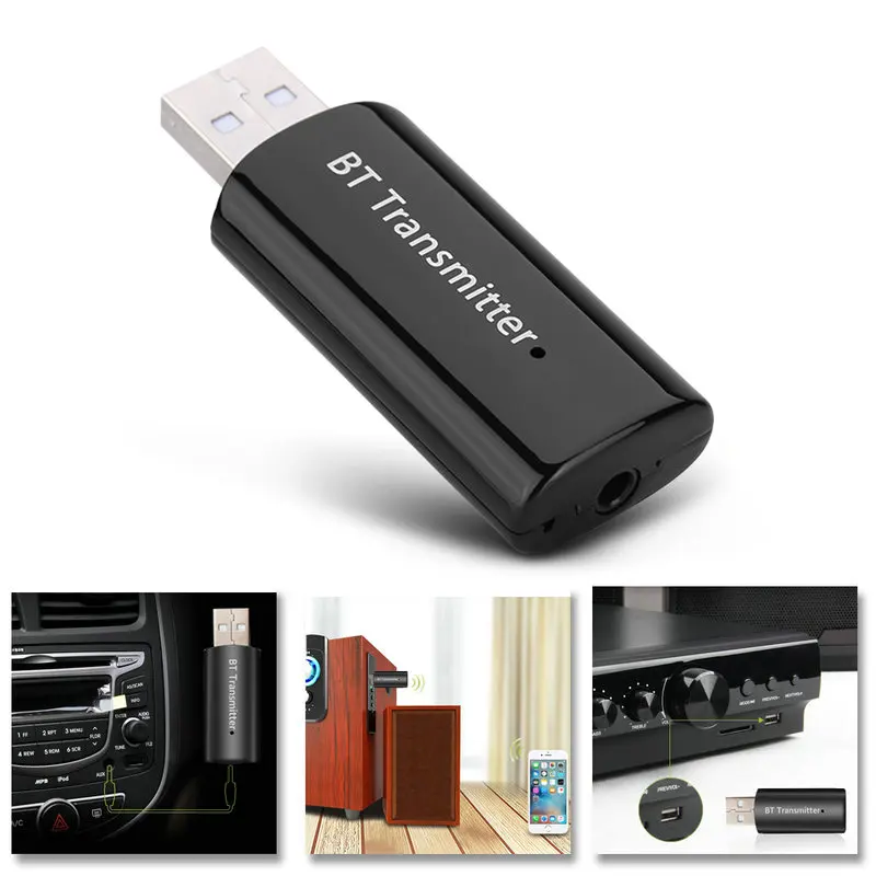 Mini Wireless Music BT Transmitter Stereo Audio Receiver Adapter USB Dongle Black Free Shipping
Mini Wireless Music BT Transmitter Stereo Audio Receiver Adapter USB Dongle Black Free Shipping