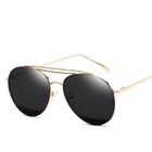 Sinle Oem round frame sunglasses trendy women glasses