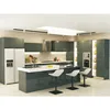 Modern design new model shaker style thermofoil pvc kitchen cabinets