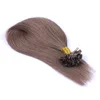 Factory price 8# u tip hair extensions russian hair high grade double drawn human hair