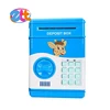 Good quality plastic electric password money bank safe deposit box for kids