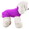 High Quality Small Cable Easy Knitted Free Knitting Pattern Clothes Winter Designer Pet Hand Knit Dog Sweater for Dog