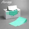Food Service 22 mesh wave printing spunlace nonwoven novelty cleaning folded wipe