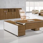 Office furniture l shaped modern wooden executive office desk
