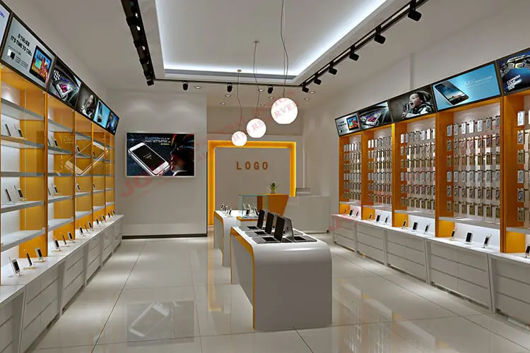 MDF electronics showroom display include interior design, View