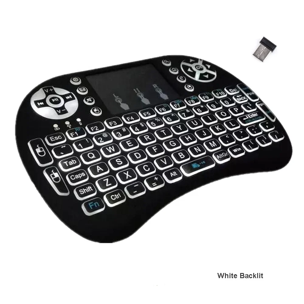 Top quality 2.4G mini Wireless Keyboard i8 with Touch Pad for HTPC/IPTV/PAD/PC/Android TV Box
Top quality 2.4G mini Wireless Keyboard i8 with Touch Pad for HTPC/IPTV/PAD/PC/Android TV Box