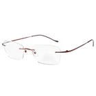 Rimless Optical Frames Design Simple Style New Model Eyewear Frame Glasses