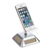 Customer logo Solar power rotated display stand for jewelry & mobile phone acrylic display