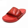 Greatshoe custom logo sandals women glitter slides fashion slippers for women