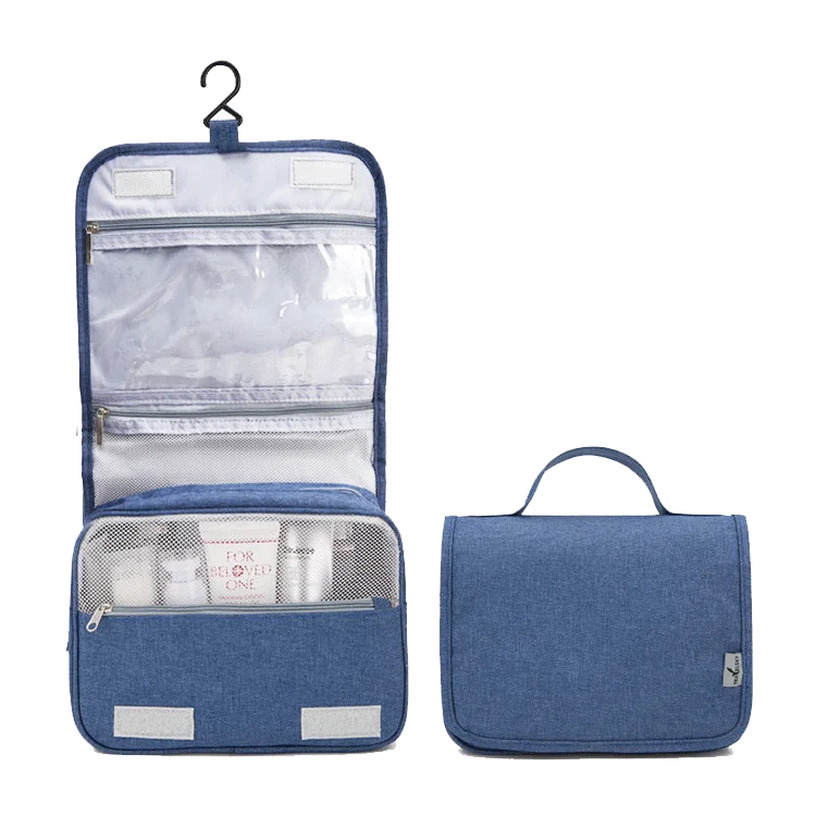 Travelsky Özel logo seyahat asılı kozmetik düzenleyici makyaj çantası makyaj çantası