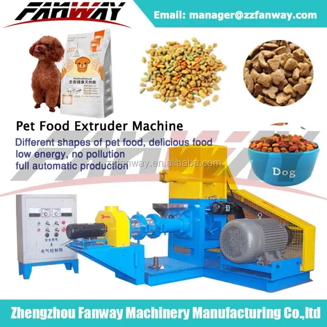 small capacity extruder pet food pellet extrusion machine with