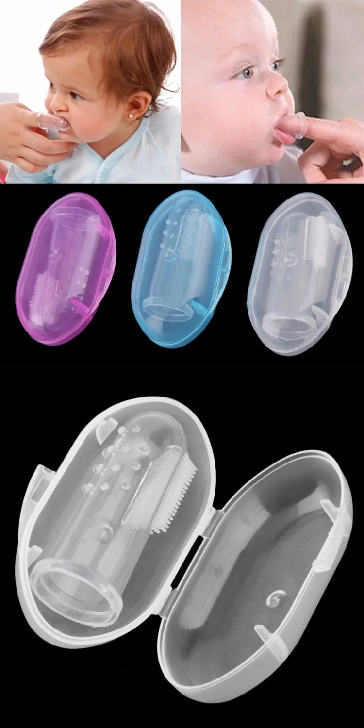 silicone finger toothbrush