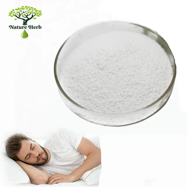 2018 new product melatonin 98% powder for promote sleeping
