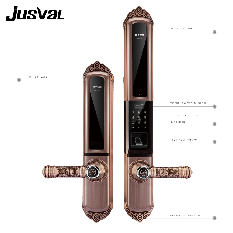 Strong mortise auto wood zigbee wireless card reader door lock for Netherlands - ANKUX.COM