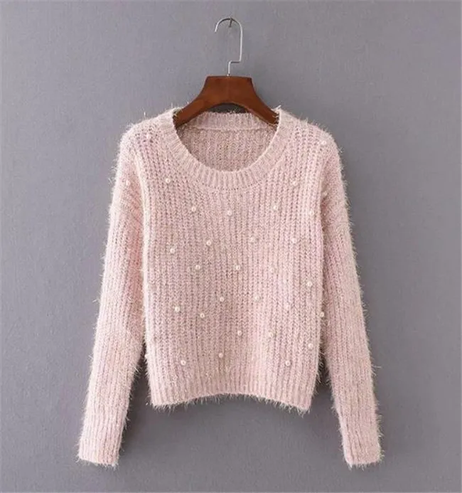 Fashionable pink lady crew neck bead mohair short sweater, Grey,deep grey,navy,bordeaux
Fashionable pink lady crew neck bead mohair short sweater, Grey,deep grey,navy,bordeaux