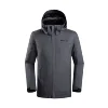 Newest Model Mens 3 in 1 Waterproof Windproof Nylon Windbreaker Jacket Outdoor Seam Taped Jacket Breathable Jacket