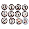 Wholesale New Design DIY Customized Time Button Jewelry Fashion Oval Glass Snap Button For Necklace Bracelet
