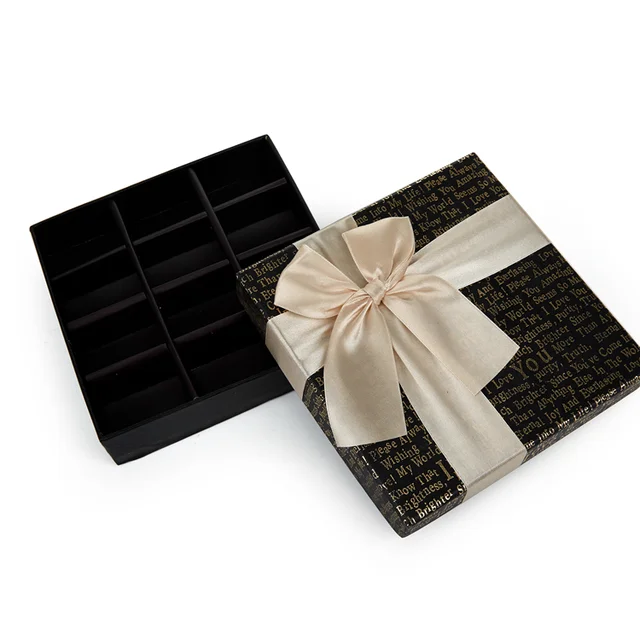rectangular divider cake packaging box for candy and chocolate