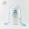 Hot Sale Custom Clear Concise Recyclable Plastic Drawstring Bags