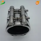 RCD-S gre steel ductile iron pipe sealing repair clamp/Thin pe vc ppr pipeline rapid connection coupling,made in China