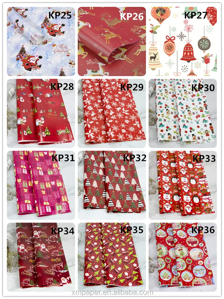 wholesale funny printed christmas gift wrapping paper