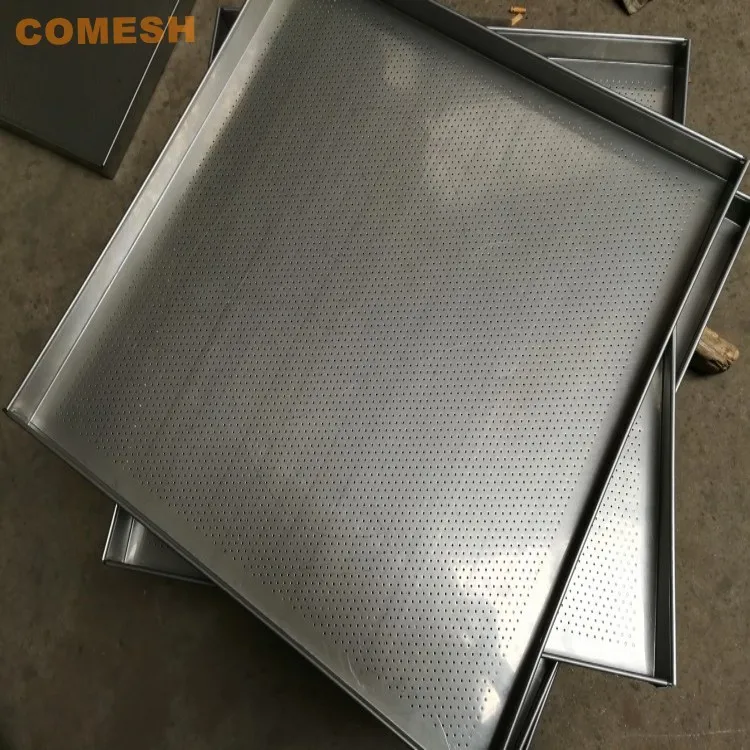 Stainless Steel Drying Dehydrator Tray Perforated Metal Sheet Tray