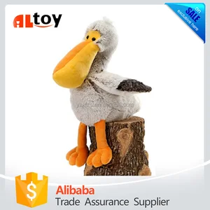 wild animal pelican plush stuffed bird toy