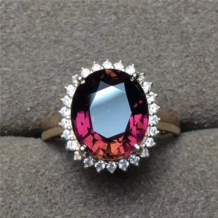 SGARIT gemstone jewelry wholesale classic oval shape 4.2ct Natural Tourmaline ring jewelry 18k gold for wedding engagement
SGARIT gemstone jewelry wholesale classic oval shape 4.2ct Natural Tourmaline ring jewelry 18k gold for wedding engagement