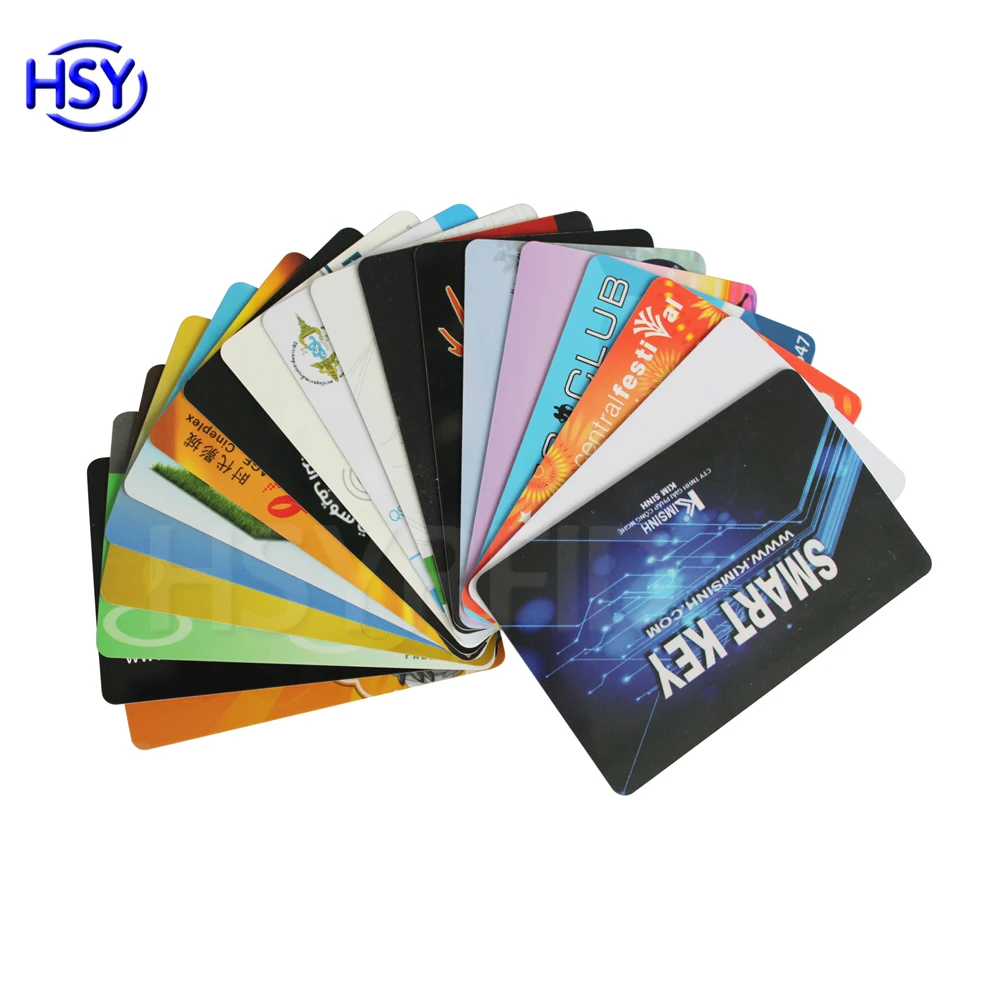 plastic smart card printed
