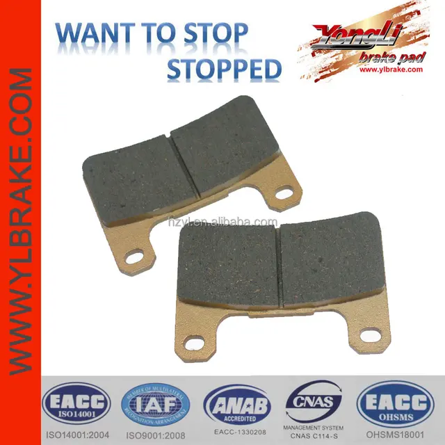 Front brake pad for Kawasaki z1000;Performance brake pad for 100cc dirt bike;brake pad manufacturer in China