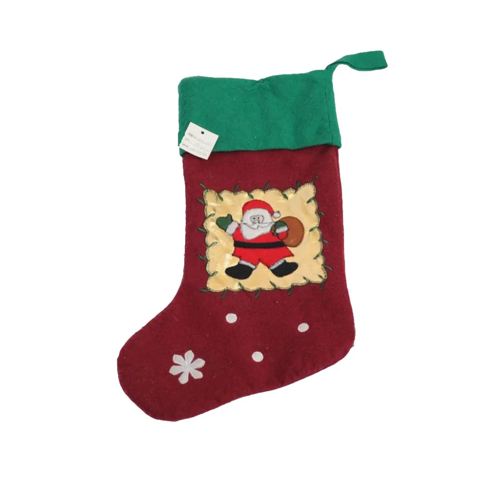 wholesale christmas kids gift bag, big size christmas sock for