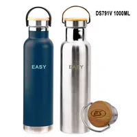 DS791V 1000ml/34oz Mirror brushed custom logo stainless steel sport water bottle with bamboo lid
DS791V 1000ml/34oz Mirror brushed custom logo stainless steel sport water bottle with bamboo lid
