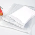 Custom Printed Thick Plastic Poly Zip lock Slider Bags/ 3 Mil Thick Plastic Poly Bags For Clothing