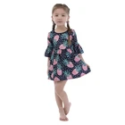 Newborn Baby Clothing Wholesale Summer Kids Milk Silk Pineapple Dress Fancy Frocks Designs For Girls