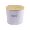 Hot selling oval shape tin box for coffee or tea packaging with wooden lid